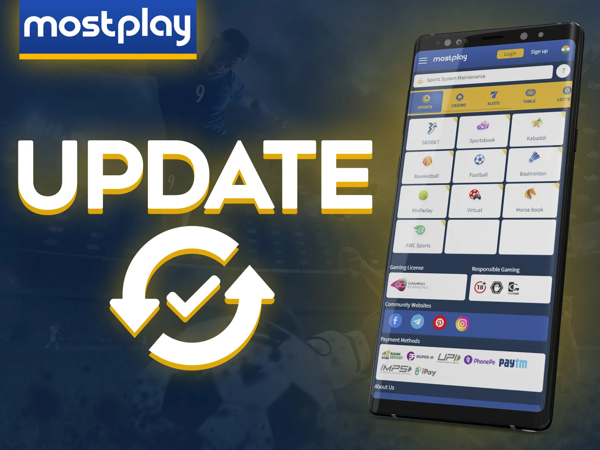 How to Update the Mostplay App
