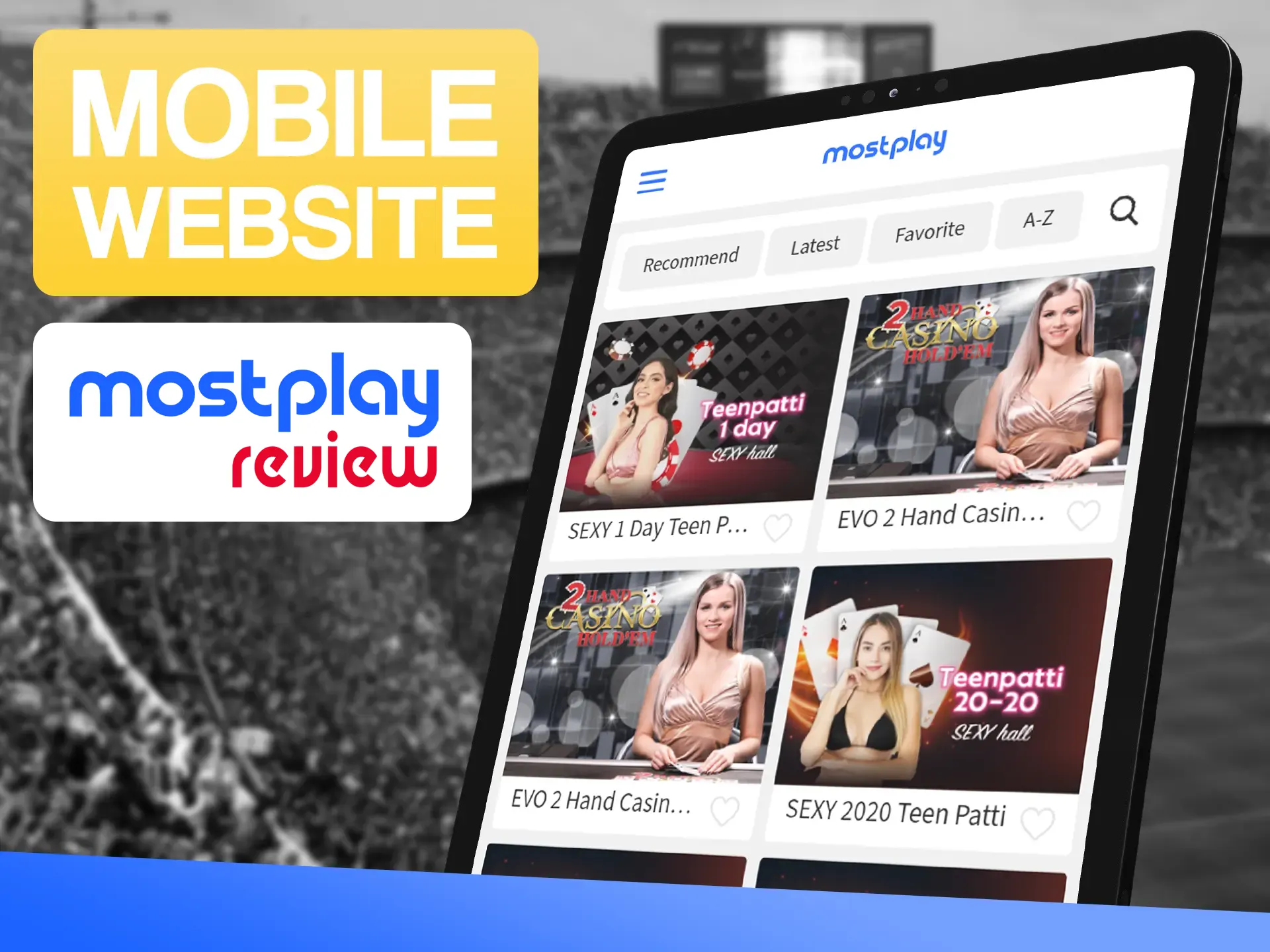 Mostplay Mobile Version (Website Version)